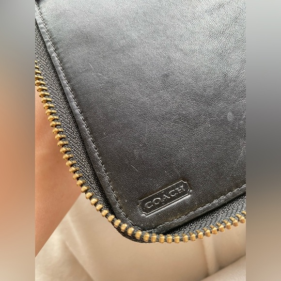 Coach Saffiano Leather iPad Portfolio Case | Black Tablet Sleeve | OS - Picture 11 of 12